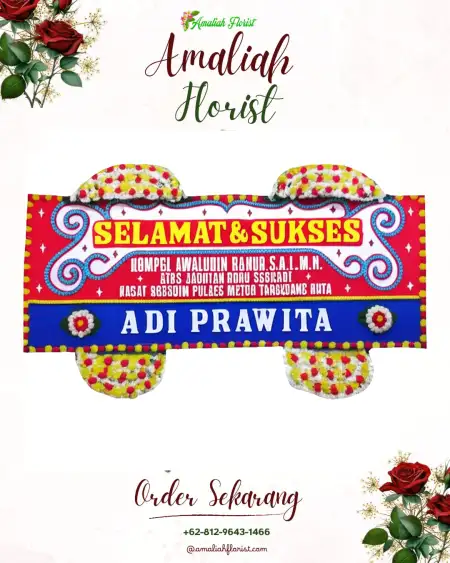 Papan Bunga Ucapan Selamat Tondomulyo
